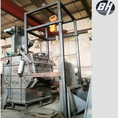 shot blasting machine q3210/tumble q3210 rubber belt shot blasting machine