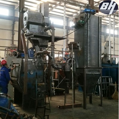 Q326 type shot blasting machine for small size workpiece