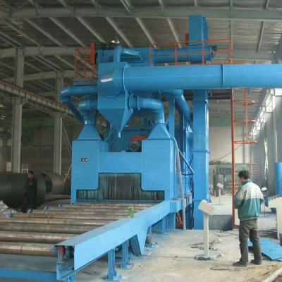 full automaticrust removal qxy steel shot blasting machine